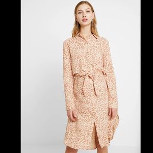 Roxy Under Rapture Long Sleeve Button Up Shirt Dress Size Small